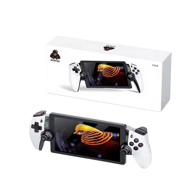 Premium Retro Handheld Console: M28's, Octa-Core, 128GB, 4000mAh, Big Display & Smooth PS1/PS2 Emulation
