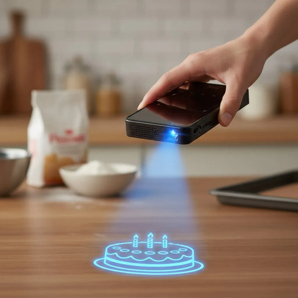 Smart Android Mini Theater | Aome S90 4K LED Pocket Projector 5G WiFi - Next LVL Gaming™ | Comfort locked, vibe unlocked