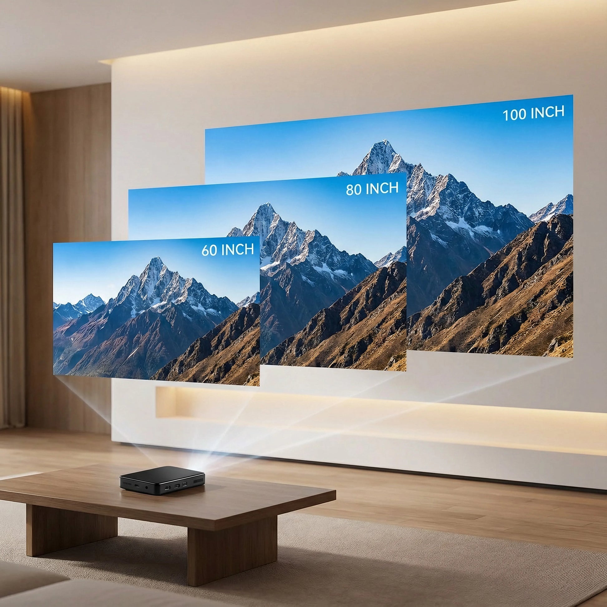 Smart Android Mini Theater | Aome S90 4K LED Pocket Projector 5G WiFi - Next LVL Gaming™ | Comfort locked, vibe unlocked